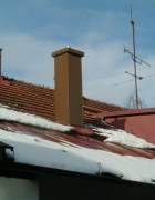 Kaminkopfverkleidung beidseitig beschichtetes Blech