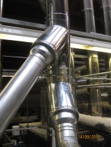 Abgas-/Abluftleitung